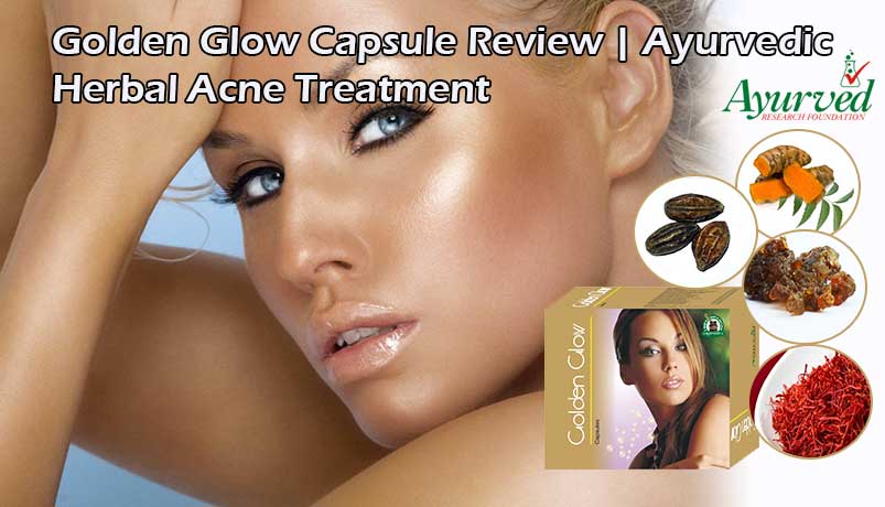 Golden Glow Capsules Review, Herbal Acne Treatment