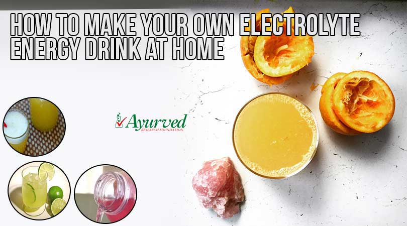 Homemade Natural Electrolyte Energy Drink