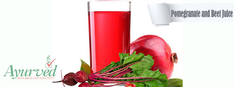 Pomegranate and Beet Juice