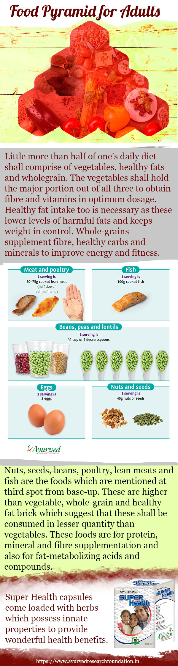 Food Pyramid for Adults 