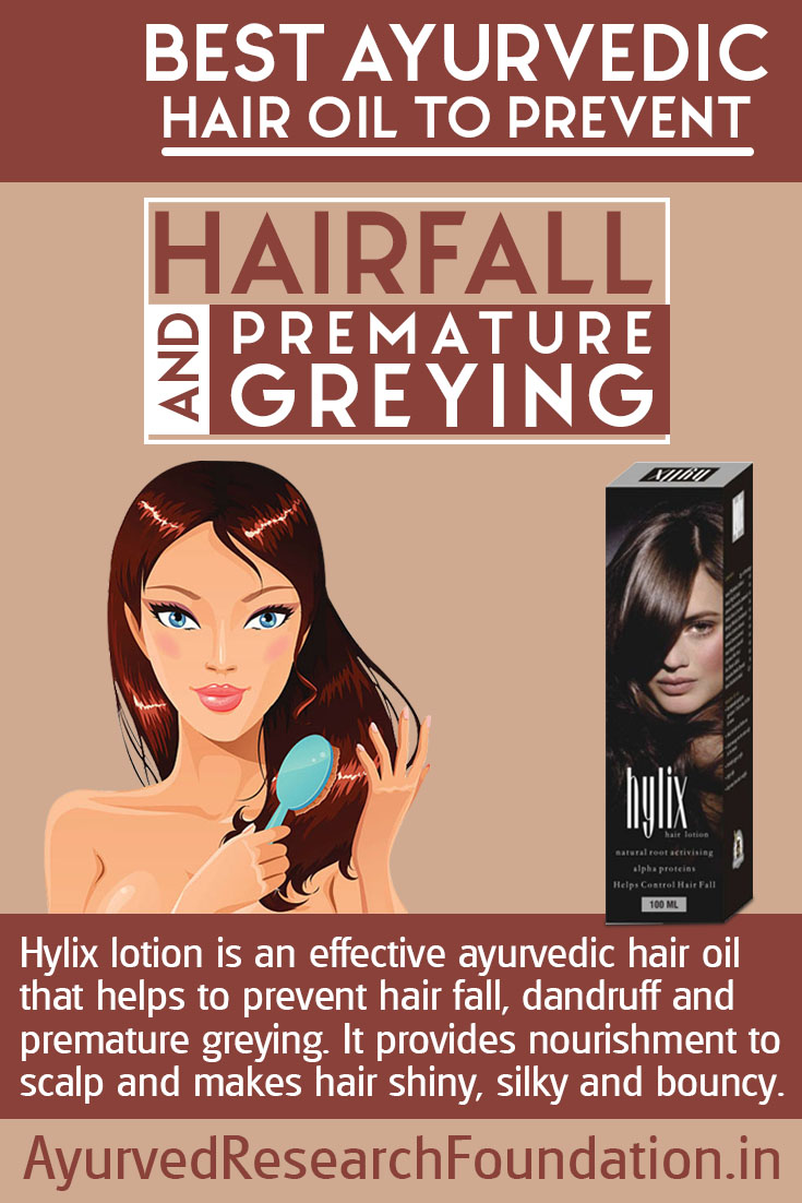 Hair Fall Control Oil Infographic