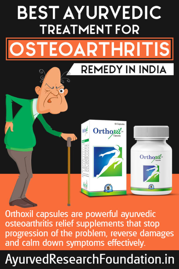 Ayurvedic Osteoarthritis Relief Supplements Treatment Orthoxil Capsules
