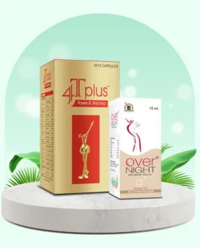 4T Plus Capsules and Overnight Oil, Ayurvedic Anti Impotence Pills and Oil