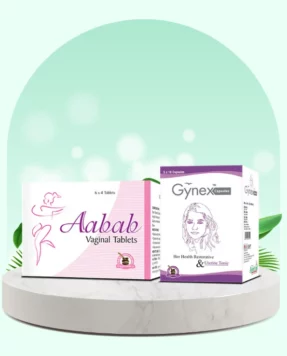 Aabab Tablet and Gynex Capsule, लिकोरिया का आयुर्वेदिक उपाय