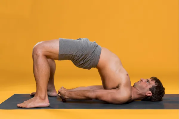 Bridge Pose, setu bandhasana सेतु बंधासन