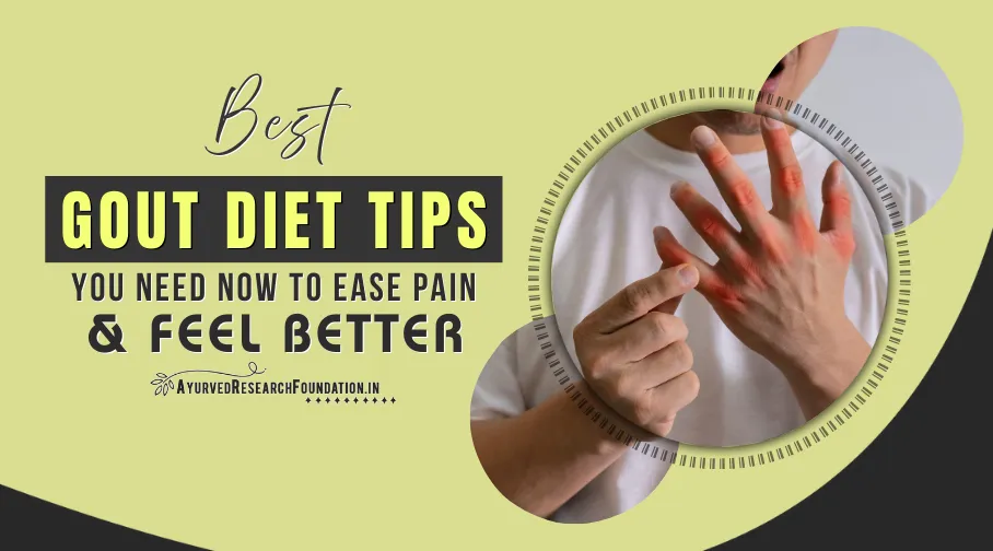 Best gout diet with natural foods, herbal remedies, and Ayurvedic supplements