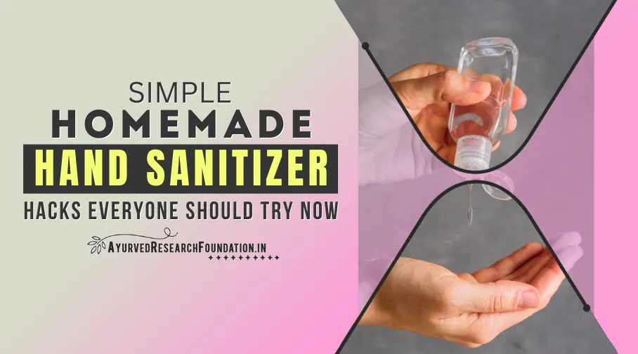 Homemade Hand Sanitizer, DIY Hand Sanitizer, Natural Hand Disinfectant, Alcohol-Based Sanitizer Recipe