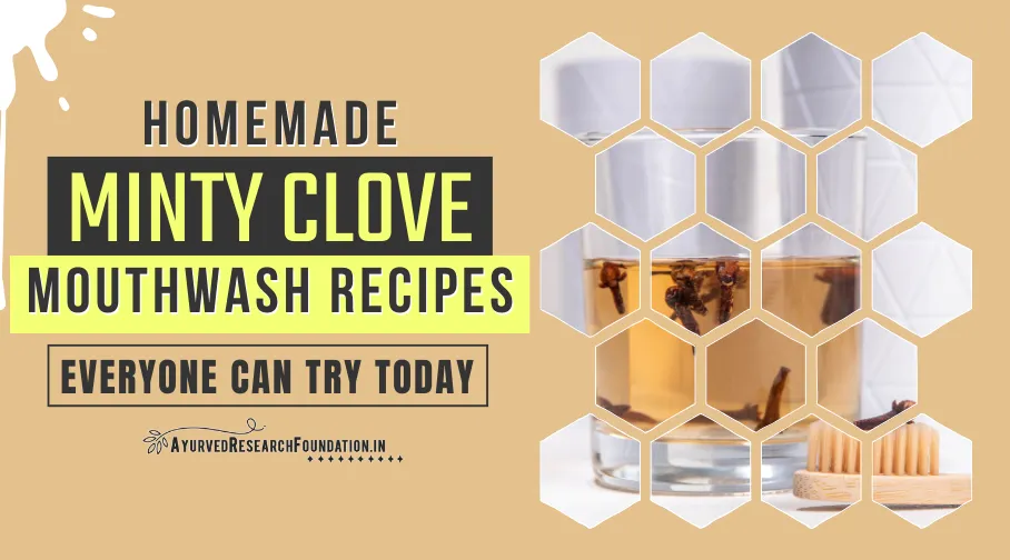 Homemade Minty Clove Mouthwash Recipes, DIY Herbal Mouthwash, Natural Oral Care, Fresh Breath Solution