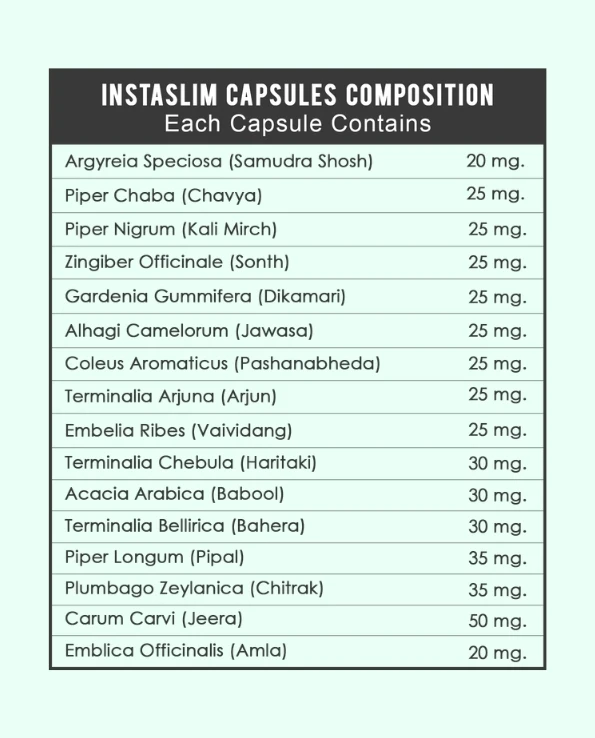 InstaSlim appetite suppressant supplement for hunger control